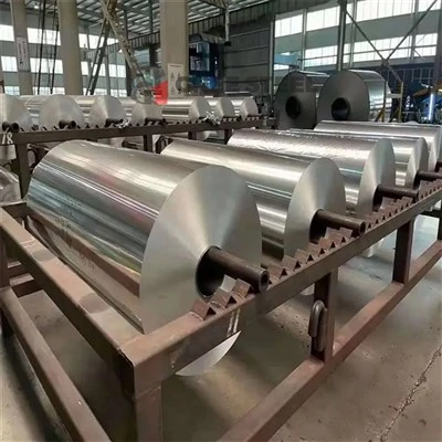 Plain Aluminum Foil 9 Micron Jumbo Roll