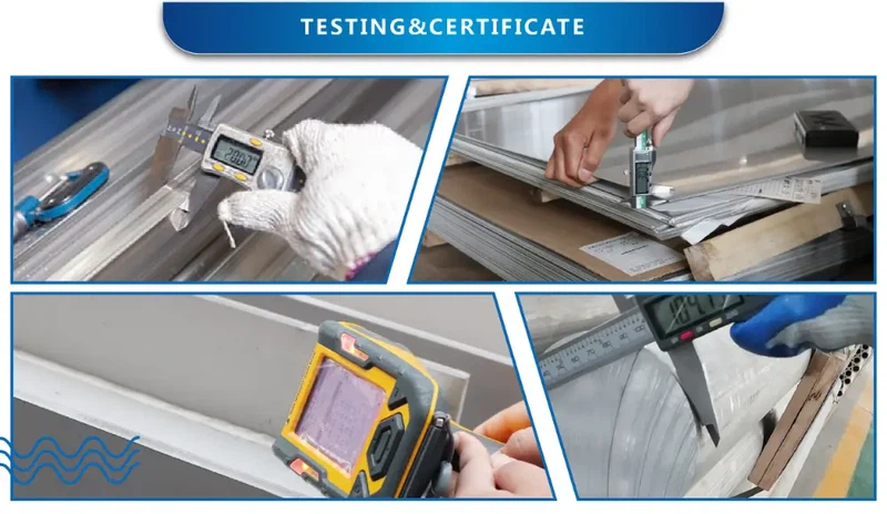 Aluminum plate measurement Aluminum plate measurement