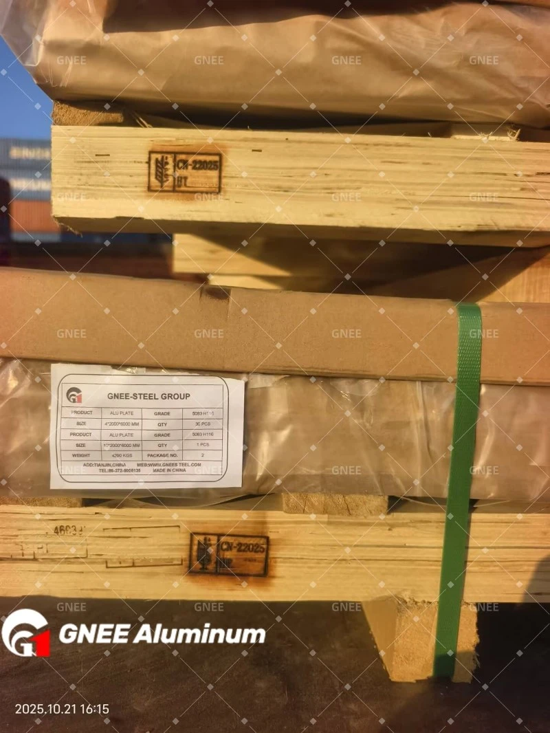 5052 H114 Aluminum Tread Plate Export Packing 5052 H114 Aluminum Tread Plate Export Packing